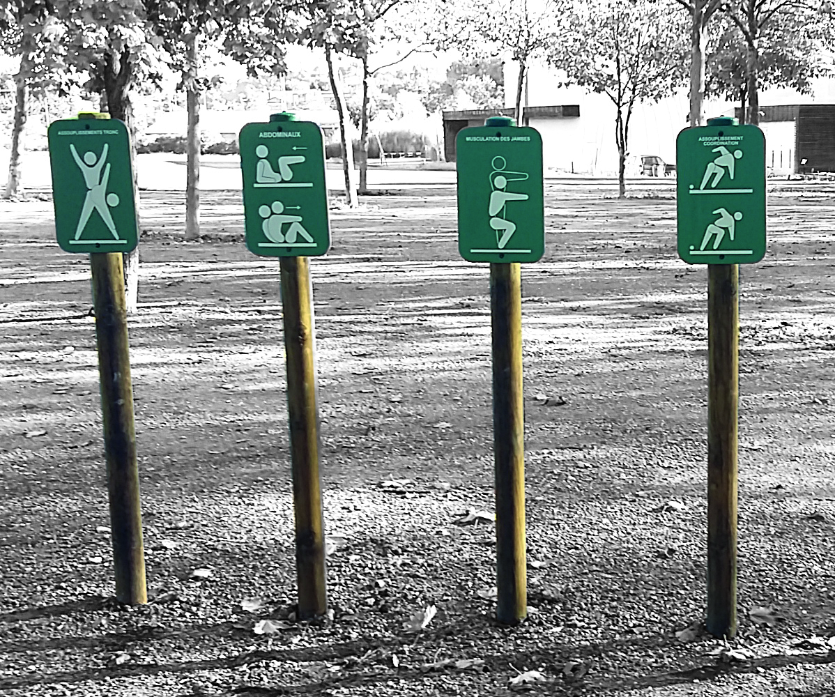 Panneaux sportifs en bois