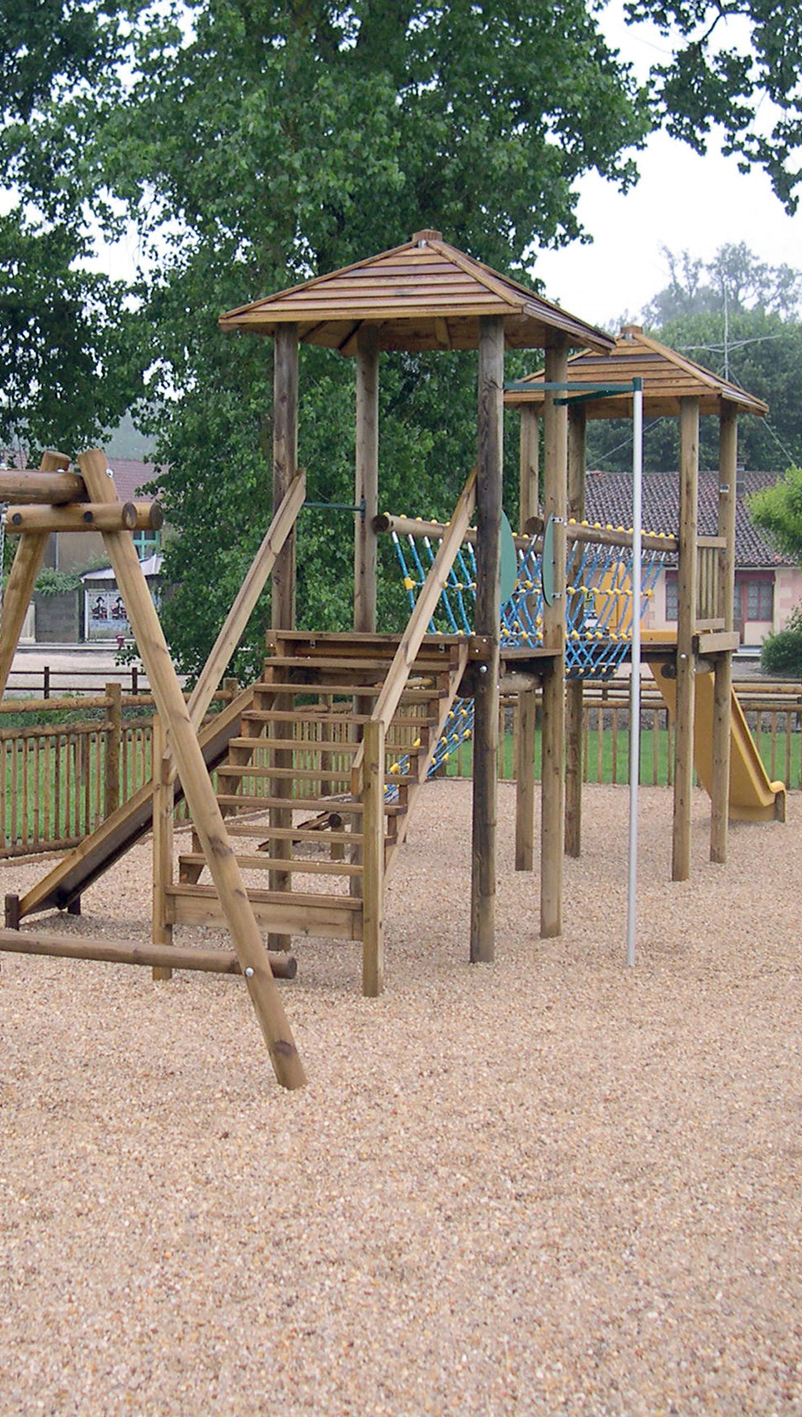 Aire de jeux avec portique en bois Boisdexter