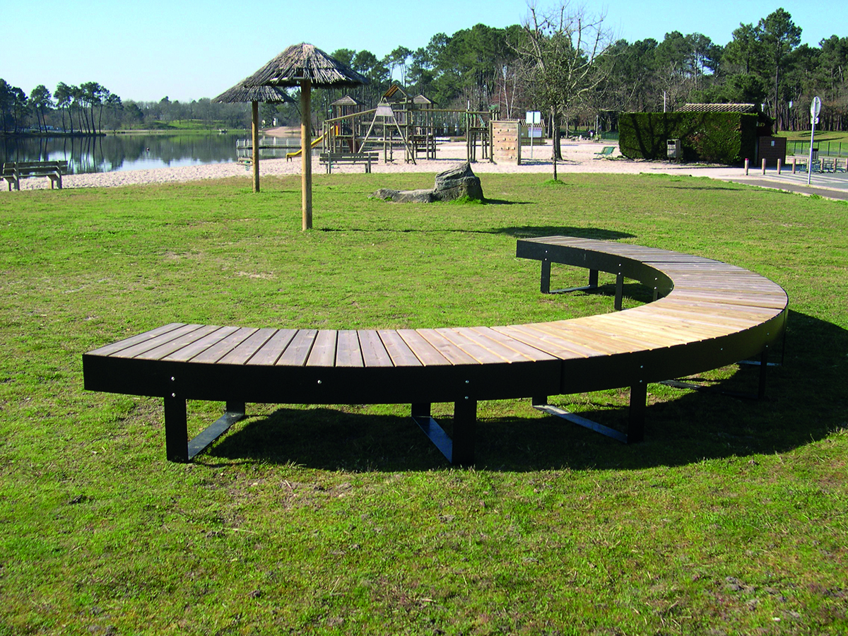 Conception de bancs en bois sur mesure