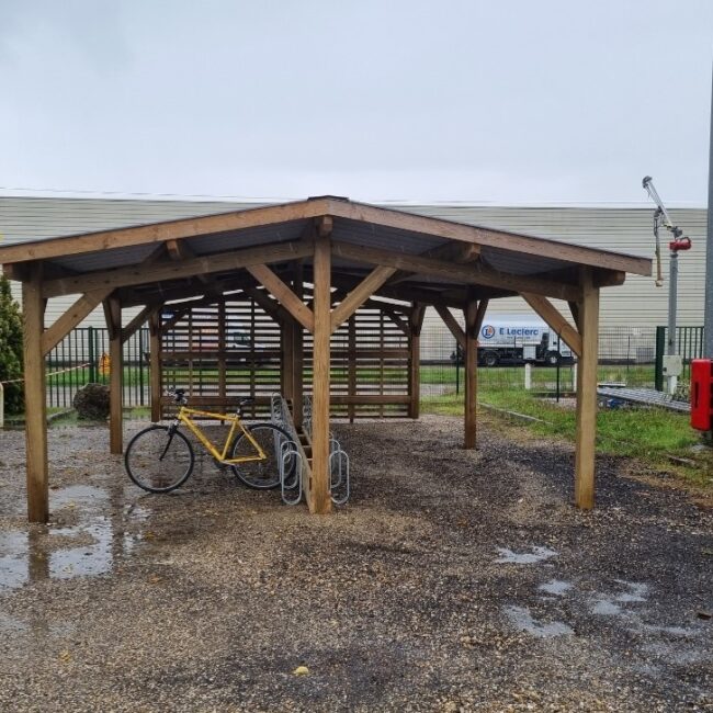 Abri-vélos 2 pentes (2)