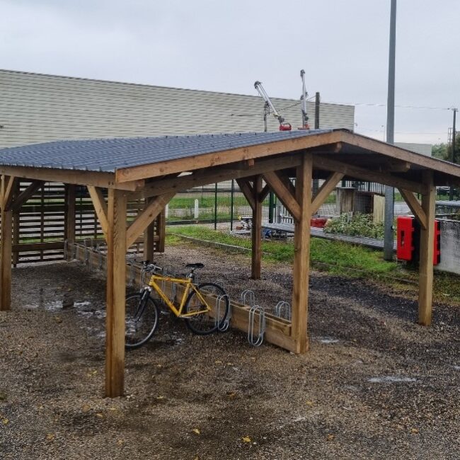 Abri-vélos 2 pentes (3)