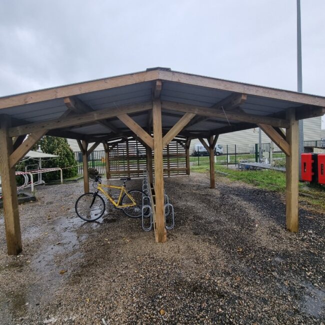Abri-vélos 2 pentes
